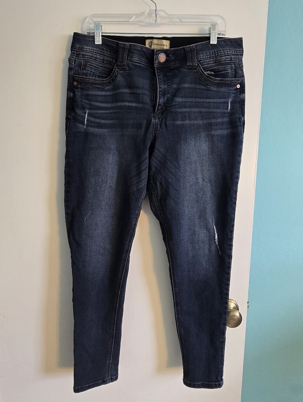 Democracy Ab Technology Dark Blue Skinny Jeans 14